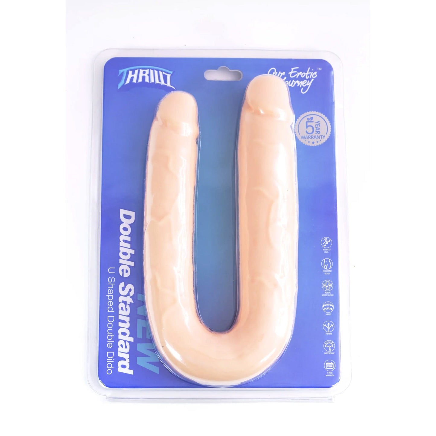Double Standard| U Shape Double Ended Dildo