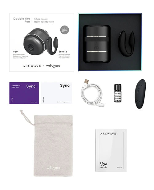 Arcwave Voy / We-Vibe Sync 2 Double the Fun Pair - Black1