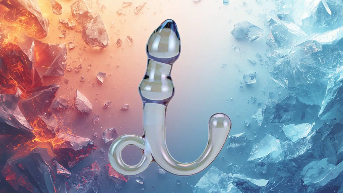 fire and ice glass dildo