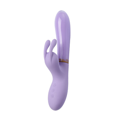 Heavenly Tickler|Vibrador de conejo de cristal ecológico