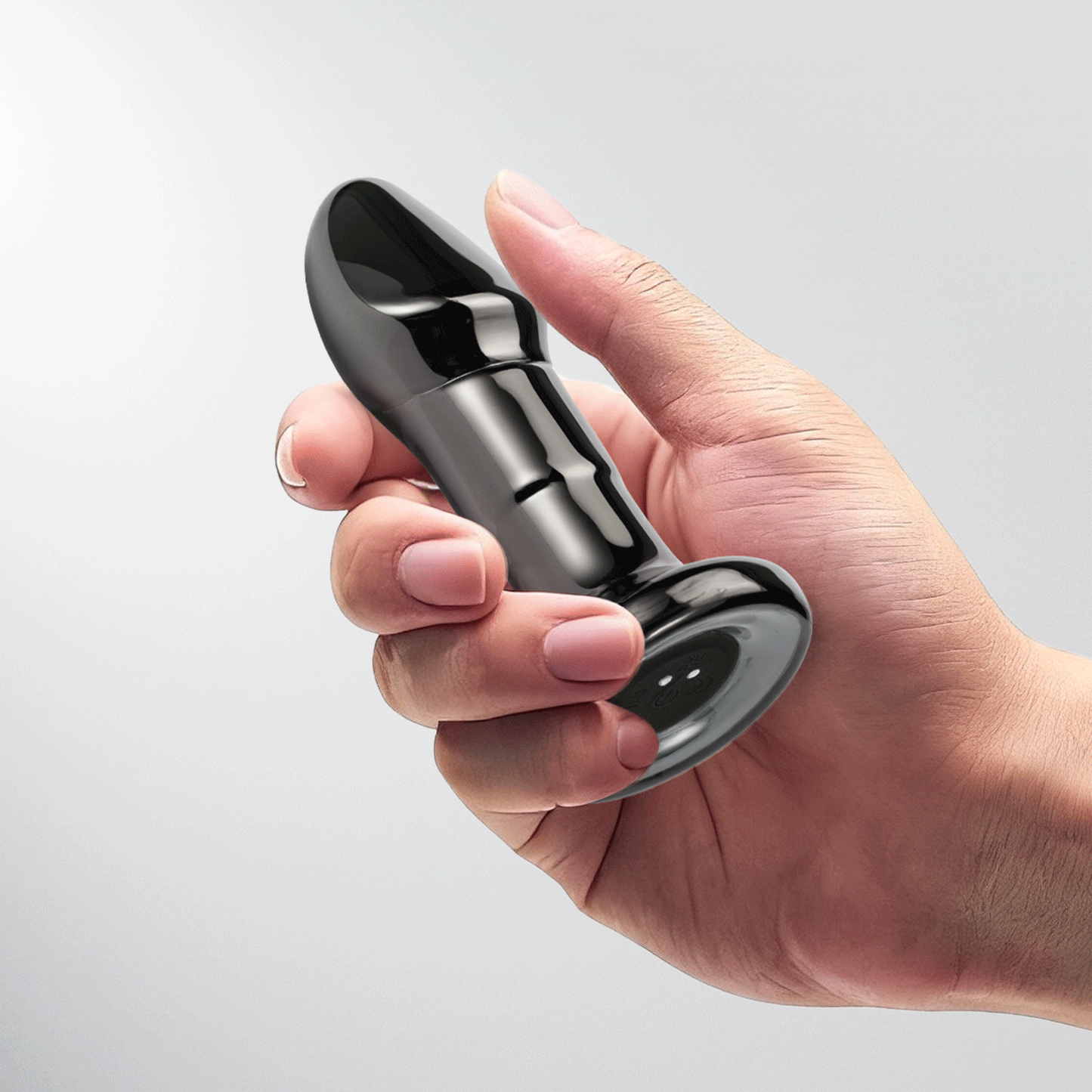 Black Opal|Glass Butt Plug Vibrator