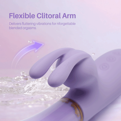 Heavenly Tickler|Vibrador de conejo de cristal ecológico