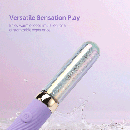 Diamond Glitter|Eco-friendly Glass Vibrator