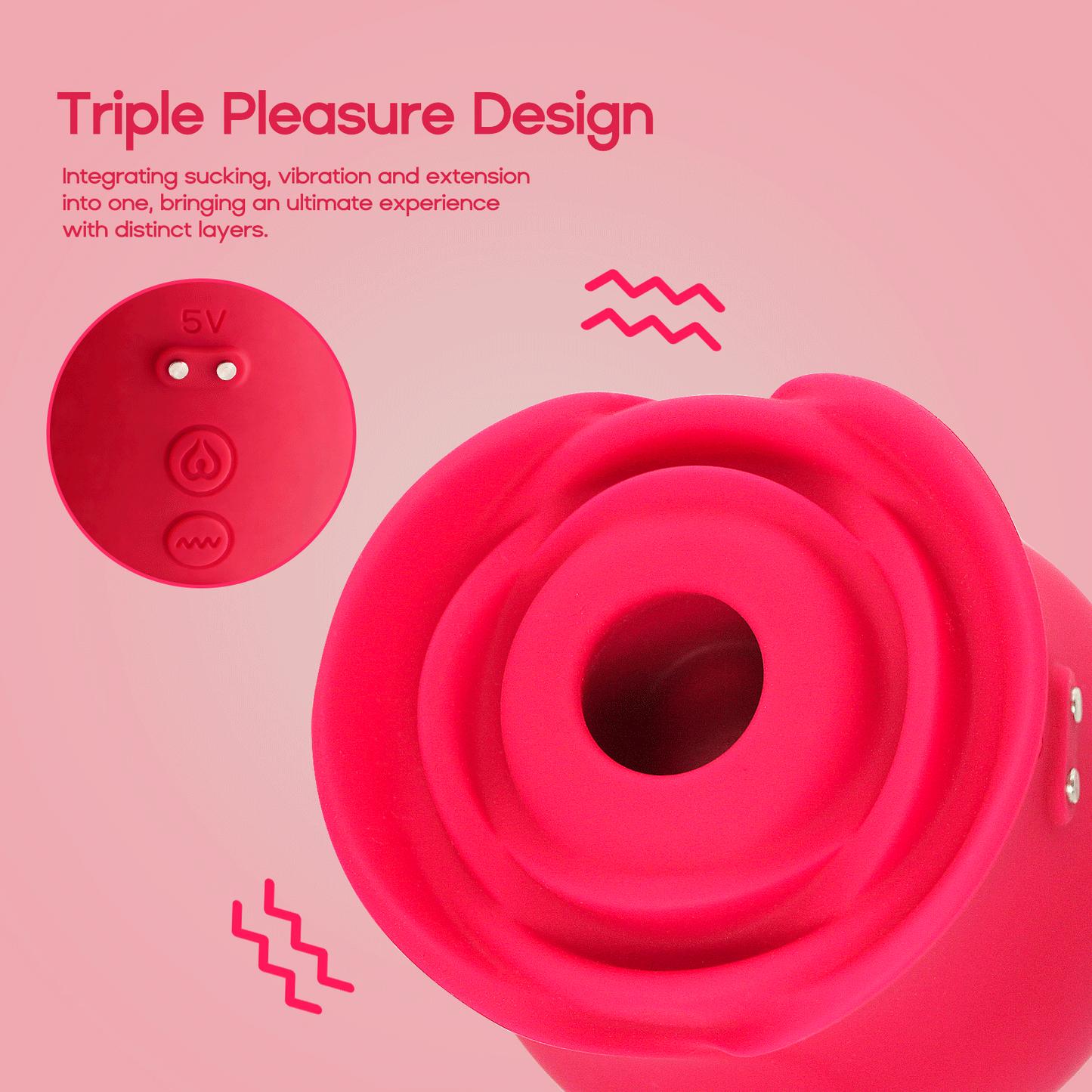 Flower Power|Duo Function Rose Vibrator