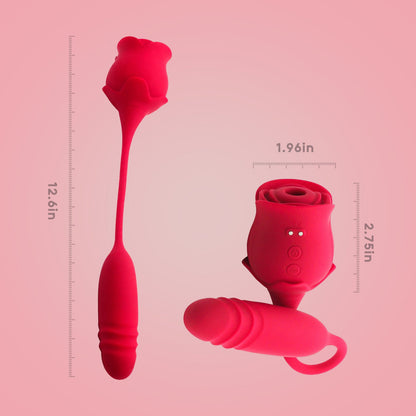 Flower Power|Duo Function Rose Vibrator