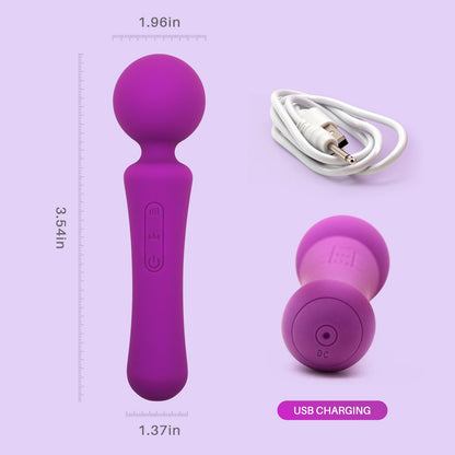 Spot On | Powerful Premium Silicone Wand Purple
