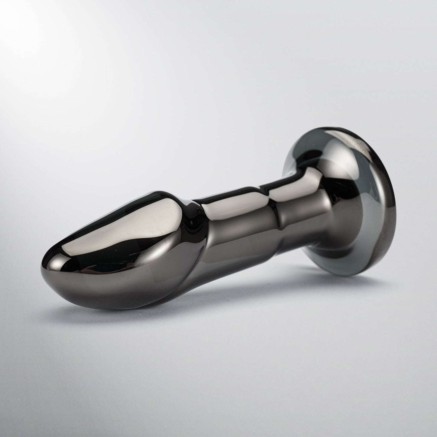 Black Opal|Glass Butt Plug Vibrator