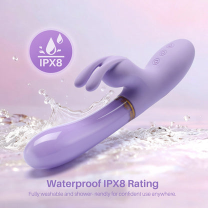 Heavenly Tickler|Vibrador de conejo de cristal ecológico