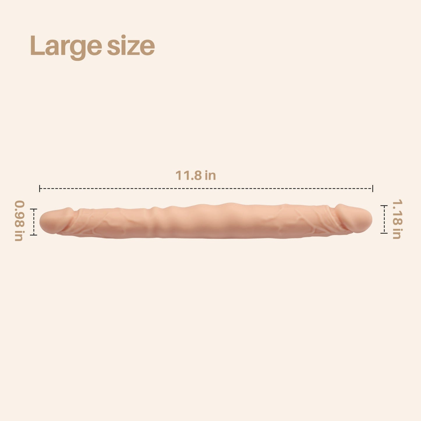 Give & Take|16 Inches Double Ended Dildo