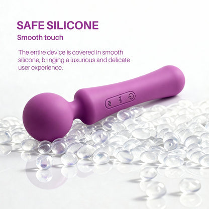 Spot On | Powerful Premium Silicone Wand Purple
