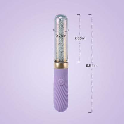 Diamond Glitter|Eco-friendly Glass Vibrator