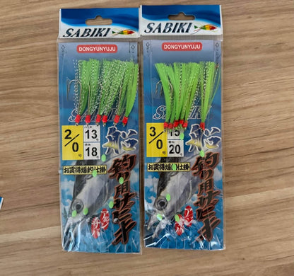 Premium Sabiki Fishing Rigs – Ultimate Bonito & Inshore Saltwater Catching Setup