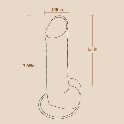 Power of Cock #2|7 inches Realistic Dildo