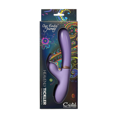 Heavenly Tickler|Vibrador de conejo de cristal ecológico