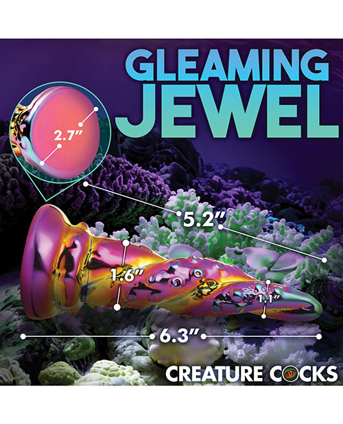 Creature Cocks Enchantress Rainbow Glass Dildo | Kraken Tentacle Toy