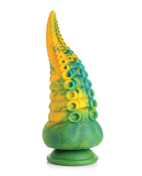 Creature Cocks Monstropus Tentacle Dildo | Green/Yellow Silicone