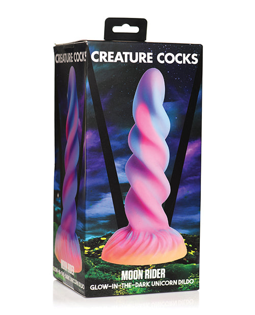 Creature Cocks Moon Rider Unicorn Dildo | Glow in the Dark Silicone