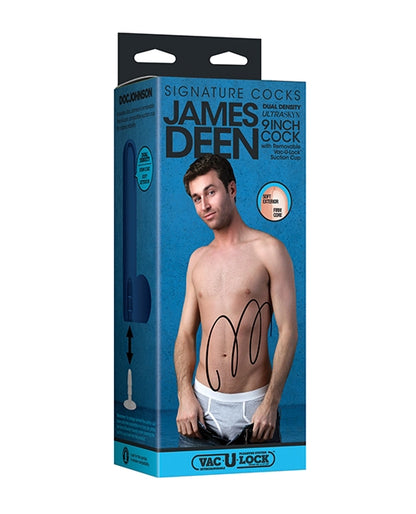 Official Doc Johnson James Deen signature 1:1 exact replica dildo in original product packaging box