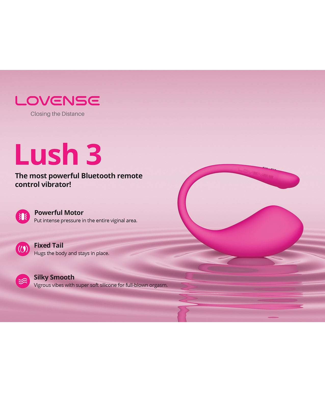 Lovense Lush 3|Wearable Remote Control Vibrator