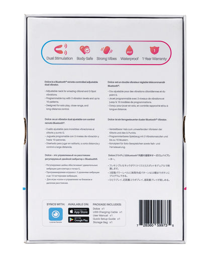 Lovense Dolce|Adjustable Dual Vibrator