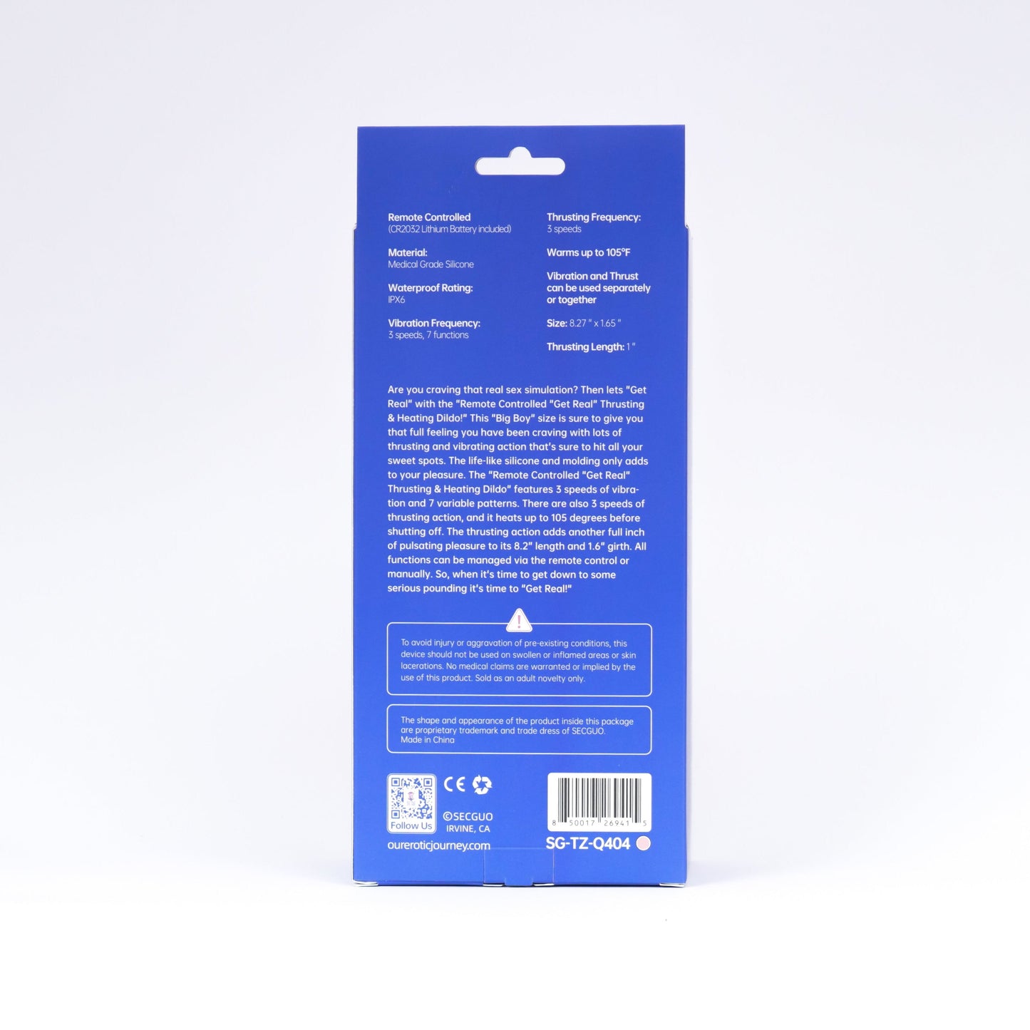 Big Boy |8 Inches Remote Controlled Realistic Dildo