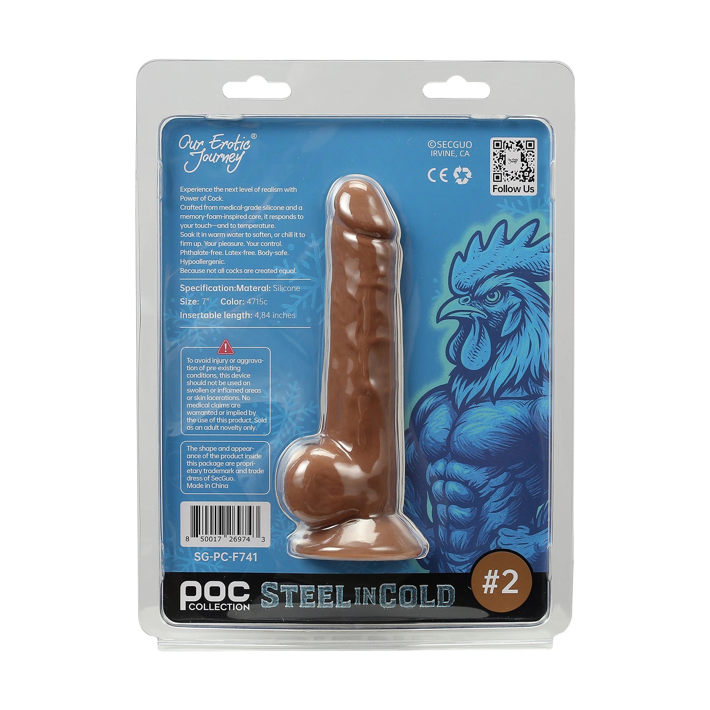 Power of Cock #2|7 inches Realistic Dildo