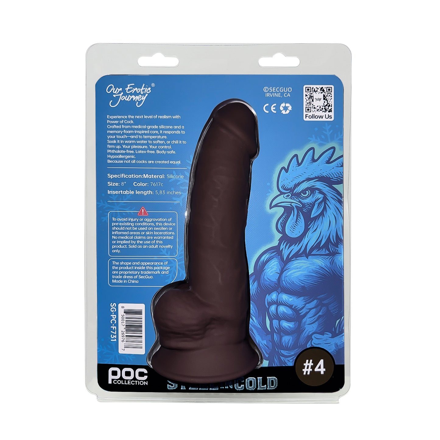 Power of Cock #4|8 inches Realistic Dildo