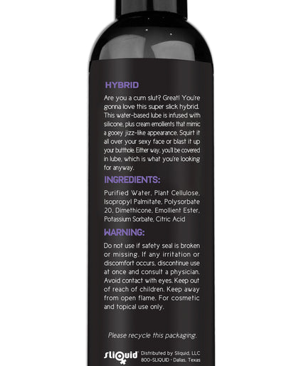 Black bottle with text on a white background