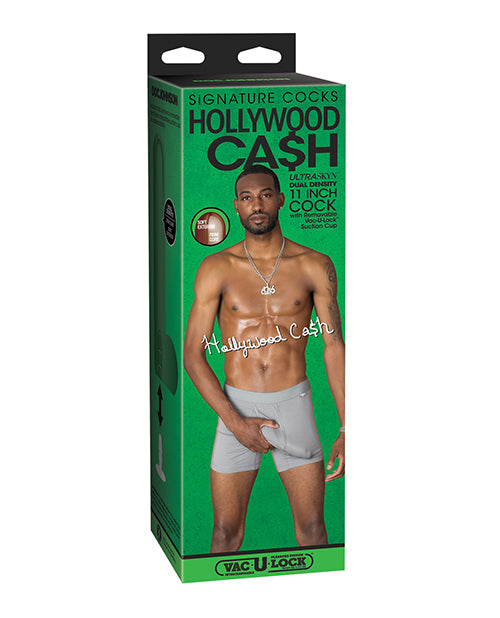 Hollywood Cash-Signature Cocks ULTRASKYN 11" Cock w/Removable Vac-U-Lock Suction Cup