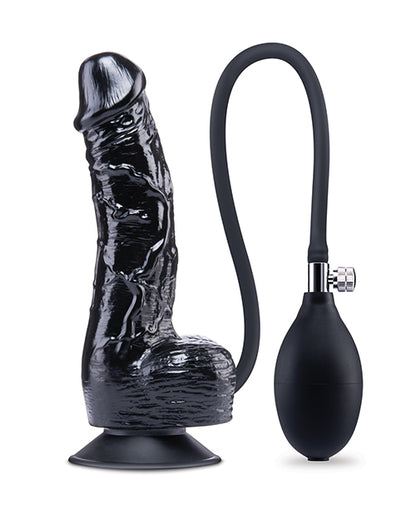 Size Up 6" Inflatable Dildo with Balls | Realistic Suction Cup Toy