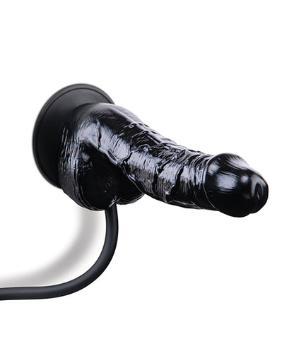 Size Up 6" Inflatable Dildo with Balls | Realistic Suction Cup Toy