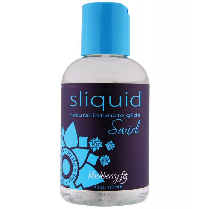 Sliquid Naturals Swirl Flavored Lubricant | 4.2 oz Blackberry Fig