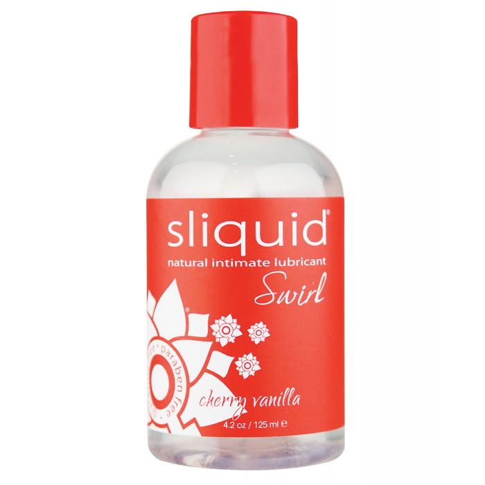 Sliquid Naturals Swirl Flavored Lubricant | 4.2 oz Cherry Vanilla