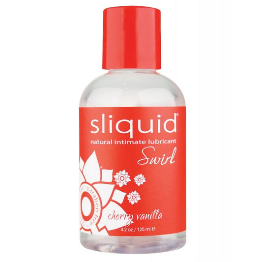 Sliquid Naturals Swirl Flavored Lubricant | 4.2 oz Cherry Vanilla