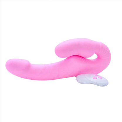 Togetherness|Remote Triple-Motors Strapless Dildo