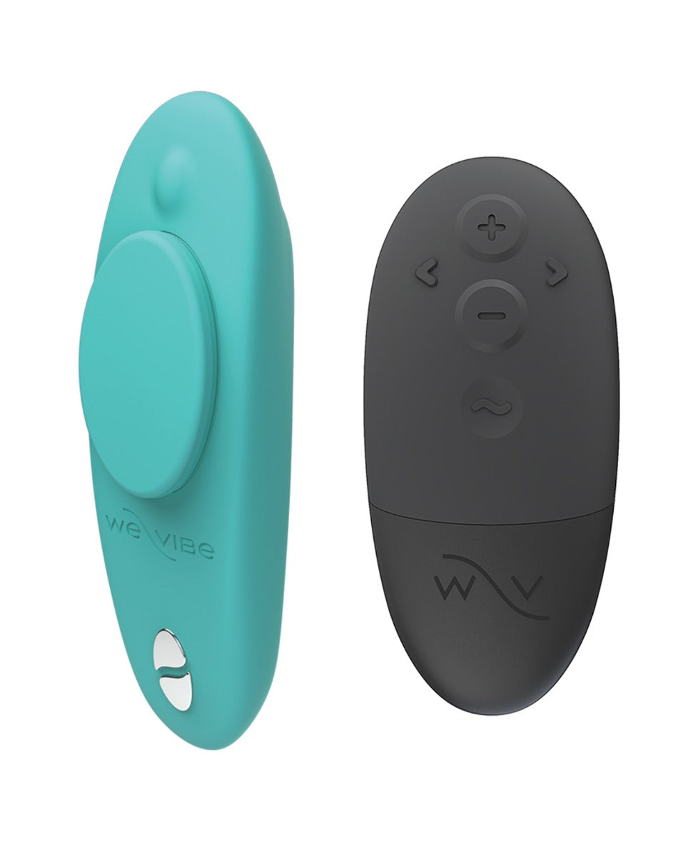 We-Vibe Moxie+ App-Controlled Panty Vibrator | Aqua