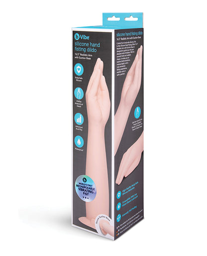 The Arm Sex Toy|b-Vibe 16.5 Inch Silicone Hand Fisting Dildo with Suction Base