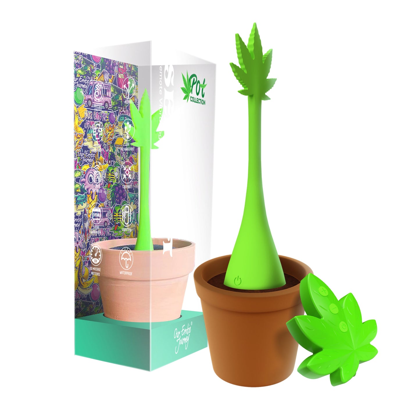 Sexy Pot|Remote Controlled Discreet Foreplay Vibrator