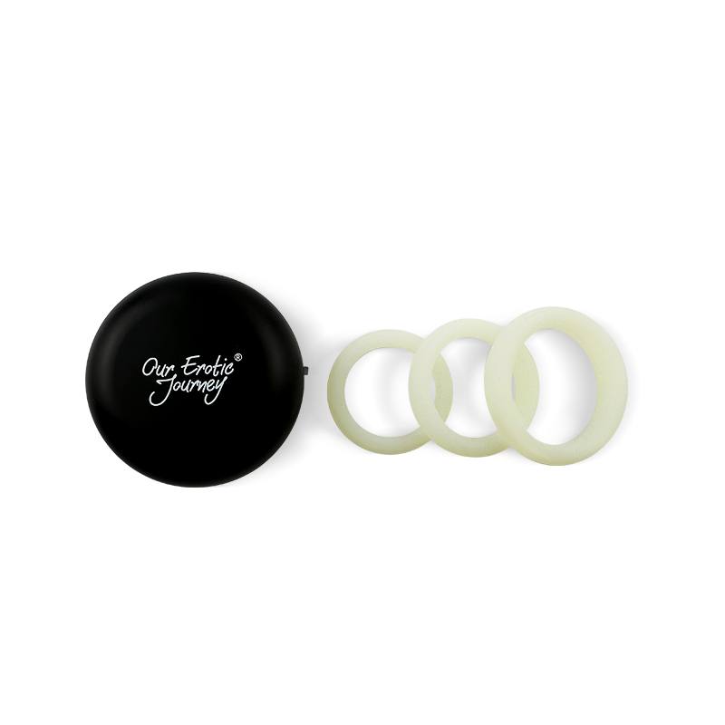 Go Glow| Premium Cock Rings-3 Sizes Set