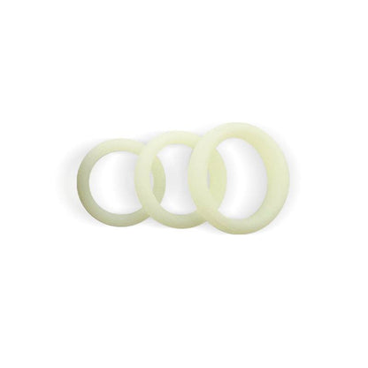 Go Glow| Premium Cock Rings-3 Sizes Set